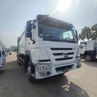 Camion à ordures compacteur à chargement arrière HAO-WO 6X4, 16 m³, camion de collecte et de compression des déchets