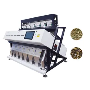 Máquina de clasificación de granos ópticos, clasificador de Color de grano óptico para semillas de maíz, cereales de trigo, 5000 + píxeles, Ccd