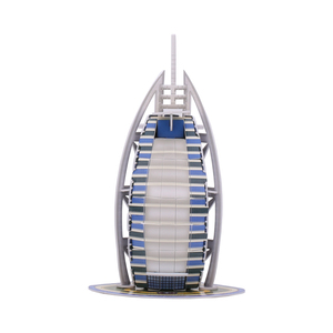 Modèle <span class=keywords><strong>de</strong></span> l'<span class=keywords><strong>hôtel</strong></span> Burj Al Arab, puzzle 3D, architecture mondiale célèbre, puzzles 3D, jouets, cadeaux pour les attractions touristiques - Product Image 3