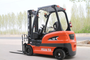 מפעל יצוא ישיר מיני חשמלי מלגזה 1 1.5 2 3 טון טריפלקס בצד התורן אמין סין קטן מלגזה יצרנים מלגזה - Product Image 5