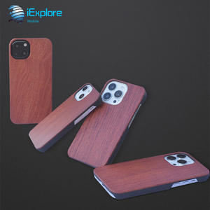 IExplore écologique biodégradable en bois de bambou naturel coque de téléphone PC conception OEM ODM pour iPhone 17 Pro Max Galaxy S25 Ultra - Product Image 5