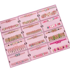 Faux Ongles à Coller en Gros, Pas Chers, de Haute Qualité, Style Français, Forme Cercueil, Pointe Cœur, en ABS - Product Image 6