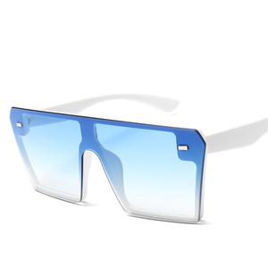 Diseño personalizado venta al por mayor de moda de la <span class=keywords><strong>calle</strong></span> Snap de gran tamaño cuadrado de plástico gafas de <span class=keywords><strong>sol</strong></span> - Product Image 6
