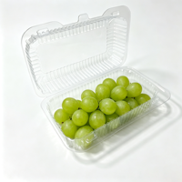 Factory Price High Quality Disposable for Dessert Fruit Bread Donut Cake Novelty Plastic PET Clear Containers Pastry Bread Boxes