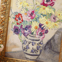 Tableaux imprimés haute définition de paysages européens et de fleurs, art mural vintage, cadre en bois, toile de luxe à suspendre pour mariage