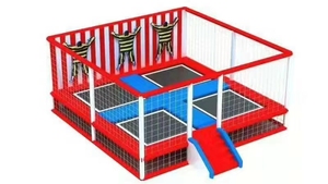 Aire de jeux pour enfants Coloful Petit parc de trampoline Équipement de trampoline pour enfants Aire de jeux à thème pour enfants d'usine - Product Image 6