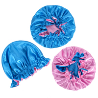 Bonnet en satin réversible d'usine, double couche, bande élastique, bonnet pour femmes, grand inventaire à bas prix, bonnet en satin en stock