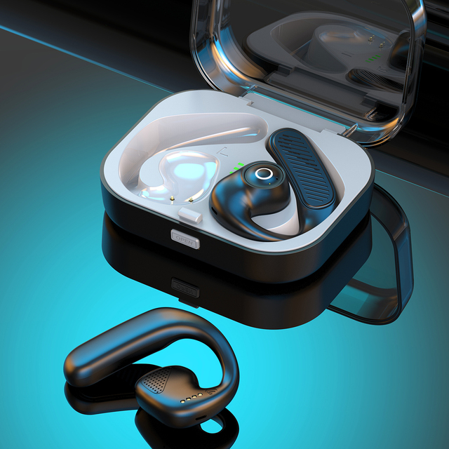 TWS V5.3 Sport Headphone Portable Over Ear Hooks for Ultimate Comfort and Secure Fit Deep Bass IPX4 Waterproof OWS Earphone