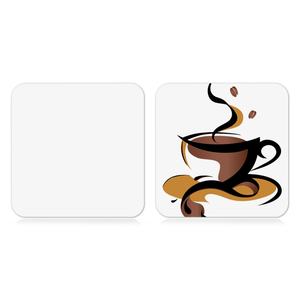 Wholesale MDF Coaster Square Round Sublimation Blank Customized Corked Back Cup <b>Mat</b> - Product Image 6