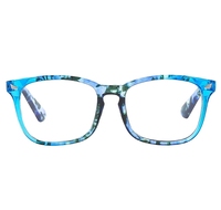 Lunettes de lecture à monture à motif de fleurs pour femmes Cadre PC rose Lunettes anti-lumière bleue