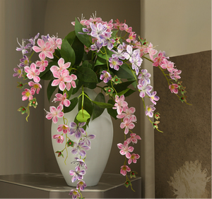 Luz <span class=keywords><strong>de</strong></span> lujo hogar <span class=keywords><strong>interior</strong></span> sala <span class=keywords><strong>de</strong></span> estar mesa <span class=keywords><strong>de</strong></span> comedor decoración adornos creativo Floral simulación colgante Jazmín <span class=keywords><strong>de</strong></span> seda - Product Image 1