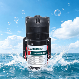 Bomba de diafragma de refuerzo de ósmosis inversa serie LJB0580H de 24 V y 800 GPD, bomba de agua de alta presión para tratamiento de agua potable - Product Image 2