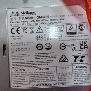 Mellanox QM8700 <b>Switch</b> 40-Port HDR 200Gb S InfiniBand Stackable <b>Network</b> Device - Product Image 1