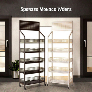 Estante Metálico para Supermercado, Expositor Multifuncional para Tiendas Minoristas, Estantes de Exhibición para Comercios - Product Image 5
