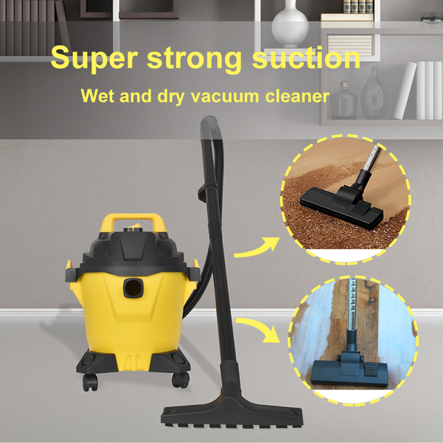 Household CE CB Portable Wet and Dry Electric Plastic Electric Removeable Water Tank Steam Vacuum Cleaner for Carpet and Sofa