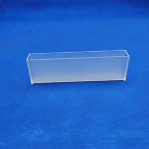 Celda de vidrio óptico para <span class=keywords><strong>piscina</strong></span> de muestras fluorescentes, cubeta de cuarzo con espectrofotómetro de 325 40x20x137,4mm - Product Image 3