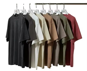 180 350 grammi di alta qualità stampa di T-Shirt personalizzata oversize stampa logo DTG cotone da <span class=keywords><strong>uomo</strong></span> in bianco T-Shirt produzione abbigliamento - Product Image 4