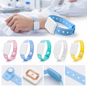 Pulsera de Identificación de Paciente Ajustable de PVC con RFID para Hospitales, para una Gestión y Seguimiento Seguro de Pacientes - Product Image 3