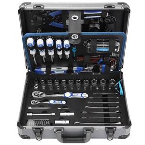 Steeltreks – Ensemble d'outils à main en aluminium 159 pièces, comprenant clé à cliquet, clé à douille et pioche, en matériau CR-V, personnalisable, OEM, avec mallette rigide - Product Image 1