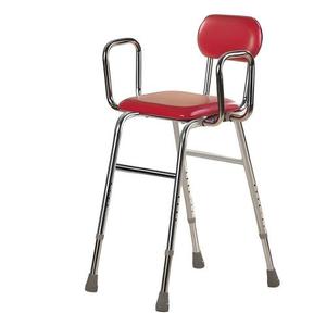 <span class=keywords><strong>Tabouret</strong></span> à hauteur réglable avec dossier et bras - Product Image 2
