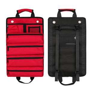 Custom Professional PortableWaterproof Durable Plumber Technician Mechanics Tool Storage <b>Bags</b> <b>Rolling</b> Roll up Canvas Tool <b>Bag</b> - Product Image 2