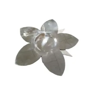 ISO 9001 melewati Dekorasi baja tahan karat kustom investasi pengecoran bunga logam