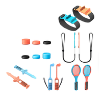 Kit d'accessoires sportifs 16-en-1 à commande de mouvement pour console Nintendo Switch 2 : Raquette de tennis et club de golf pour kit de jeu sportif Switch 2