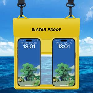 Sac de téléphone étanche personnalisable Jerlon en PVC/silicone <span class=keywords><strong>pour</strong></span> extérieur, <span class=keywords><strong>sacoche</strong></span> bandoulière avec séparation humide/sec et accès tactile <span class=keywords><strong>pour</strong></span> la plongée - Product Image 2