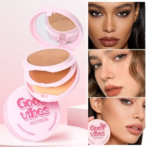 Base <span class=keywords><strong>de</strong></span> Maquillaje en Crema Mousse, Impermeable, <span class=keywords><strong>de</strong></span> Larga Duración, Hidratante, Correctora, Dos en Uno, <span class=keywords><strong>Corrector</strong></span> y Polvo Compacto - Product Image 1