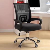 Chaise de bureau ergonomique pivotante de haute qualité, contemporaine, pliable, respirante, en maille, à hauteur réglable