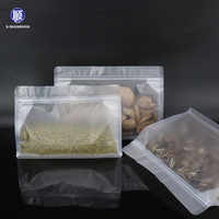 Nouvel arrivage : Emballage plastique transparent de qualité alimentaire, brillant, à fond plat, scellé sur huit côtés, imprimé en héliogravure, pour le stockage du lait et des aliments pour animaux de compagnie