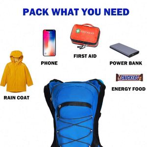 Free Sample BSCI Lightweight Multiple Storage Compartment <b>Hydration</b> Pack Water Backpack With 2l Water <b>Bladder</b> for Running - Product Image 6