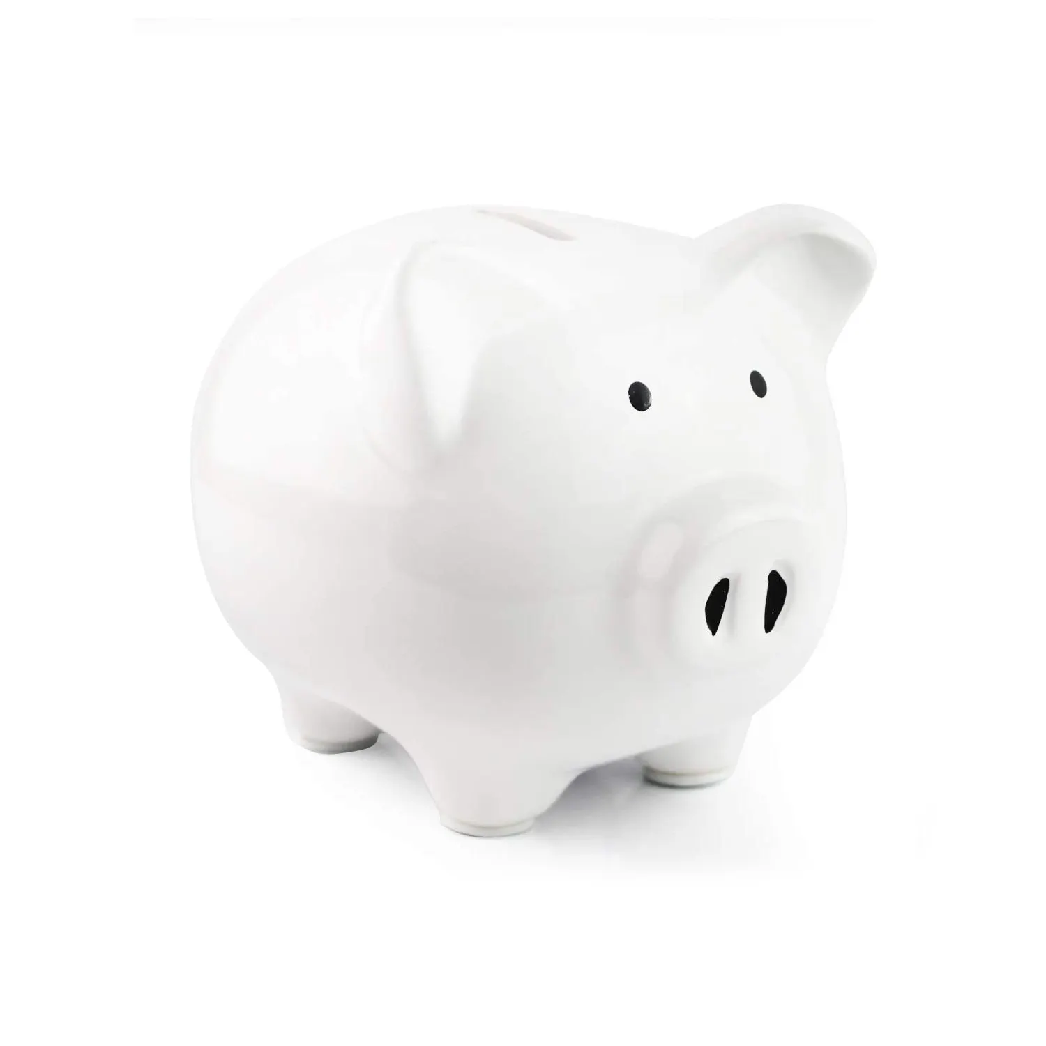 Mini cochon-monnaie en céramique rose simple, design personnalisé, en forme de cochon rose, collecte de l'argent, tirelire d'épargne, boîte à monnaie pour enfants, nouvelle collection