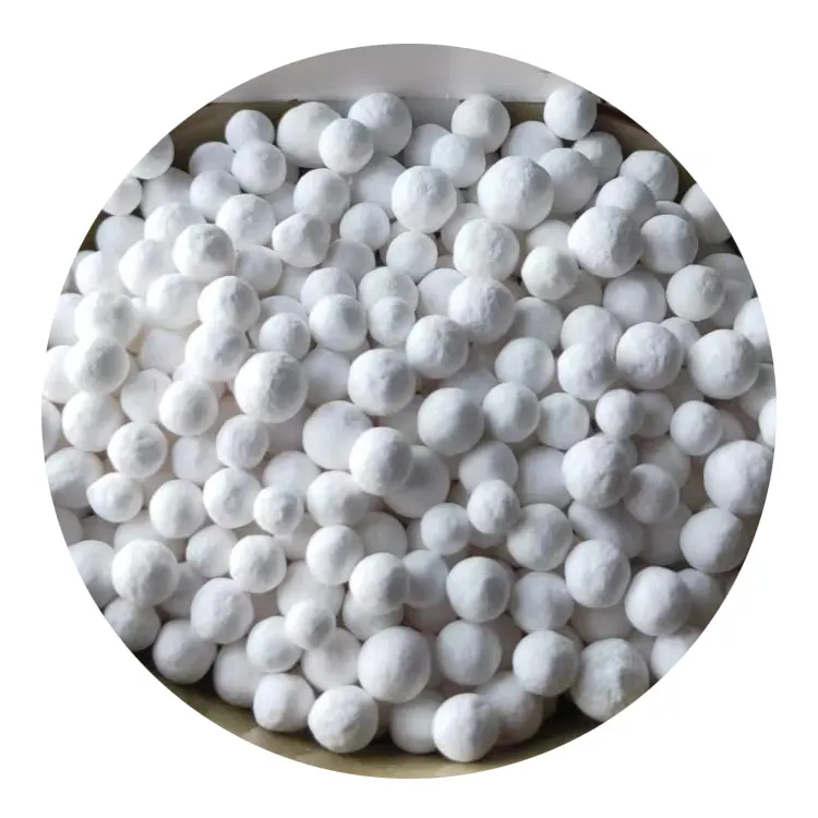 Kích hoạt alumina bóng nước uống fluoride trong 1-2mm Máy nén khí alumina khô