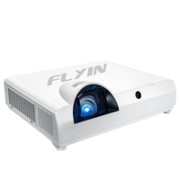 Proyector Láser de Tiro Corto 4K de Alto Brillo, Instalación 360°, Tecnología 3LCD WXGA, Altavoz de 10W, Garantía de 3 Años para Empresas