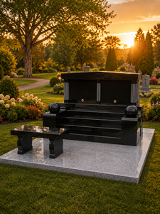 Mausoleo Vietnamita MA06 UnionStone para Jardín de Cementerio con Embalaje en Caja de Madera y 1 Año de Garantía - Product Image 2