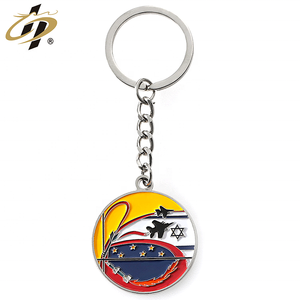 <span class=keywords><strong>New</strong></span> Đến Kẽm Hợp Kim Bạc Kim Loại Tùy Chỉnh Vòng Mềm Men Key Chain Với <span class=keywords><strong>Keyring</strong></span> - Product Image 3