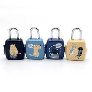 Cadenas à combinaison en forme de valise Serrure à mot de passe à 3 chiffres pour bagage Casque Panier - Product Image 2