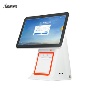 Pos CuộN Nhiệt Điện Thoại Di Động Pos Với Đầu Đọc Thẻ Odoo Tự Động Thu Ngân Nhà Hàng Thu Ngân Đăng Ký Máy PDA - Product Image 2