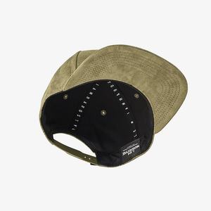 Casquettes Snapback en daim personnalisées avec logo brodé 3D, casquettes structurées à 6 panneaux - Product Image 3