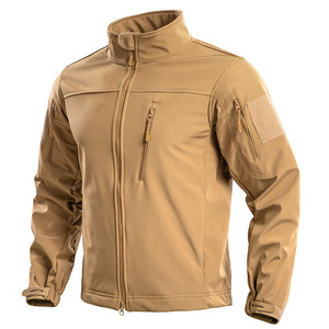 Veste tactique d'extérieur pour homme, col montant, alpinisme, avec doublure polaire, trois-en-un, coupe-vent - Product Image 3