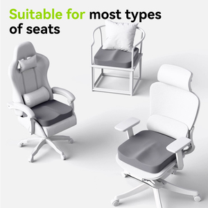 Suporte Ortopédico Cadeira Do Escritório Butt Almofada Ergonomia Aliviar Stress Memória Espuma Coccyx Dor Almofada Do Assento De Carro para Cadeira Escritório - Product Image 5