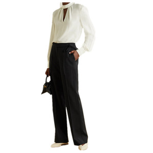 Camicette da ufficio <span class=keywords><strong>in</strong></span> seta di <span class=keywords><strong>raso</strong></span> Casual Casual a maniche lunghe moda primavera da donna - Product Image 2