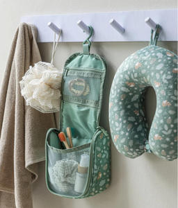 Bolsa de Aseo Cosmética de Viaje para Mujer, con Gancho, Portátil, Plegable, de Tela Oxford, Gran Capacidad, para Almacenamiento en el Hogar - Product Image 6