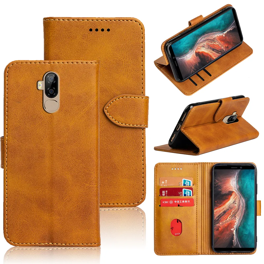 Leather Phone Case For Ulefone Note13P 12P 11P 10 9P 8P 7 6P 6 Folio Flip Wallet Cover With Card Holder