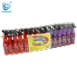 Wholesale Fire Extinguisher Shape Fruit Sour Sweet Spray Liquid Candy