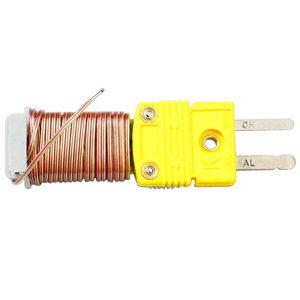 ปลั๊กเทอร์โมคัปเปิลชนิด K รุ่น SMPW-K-M-SMP-SC พร้อมที่จับท้ายสาย, ตัวจัดระเบียบสายเคเบิล และปลั๊กต่อแบบมีที่จับสำหรับพันสาย - Product Image 2