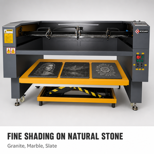 Machine de <span class=keywords><strong>gravure</strong></span> laser CO2 150W pour <span class=keywords><strong>pierre</strong></span>, granit, marbre, <span class=keywords><strong>gravure</strong></span> <span class=keywords><strong>photo</strong></span> en niveaux de gris 2000x1200mm pour portraits commémoratifs et fresques murales - Product Image 3