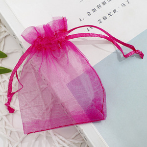 <b>Insect</b> Proof Organza <b>Mesh</b> Bags Drawstring Pocket for Accessories Candy Gift Box Packaging - Product Image 3
