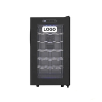 Vanace BW-25D1 Mini cave de refroidissement électronique thermoélectrique de luxe Capacité de 8 bouteilles Refroidisseur à vin domestique
